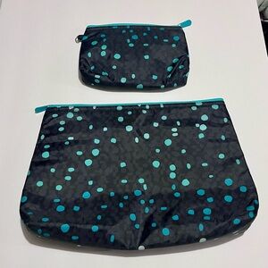 Thirty-One Silver and Teal Insulated Bag